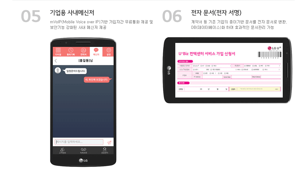 기업용 사내메신저, 전자문서(전자서명)